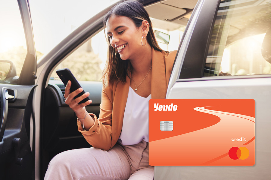 Checking Yendo from car